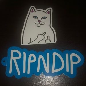Ripndip sticker pack of 2